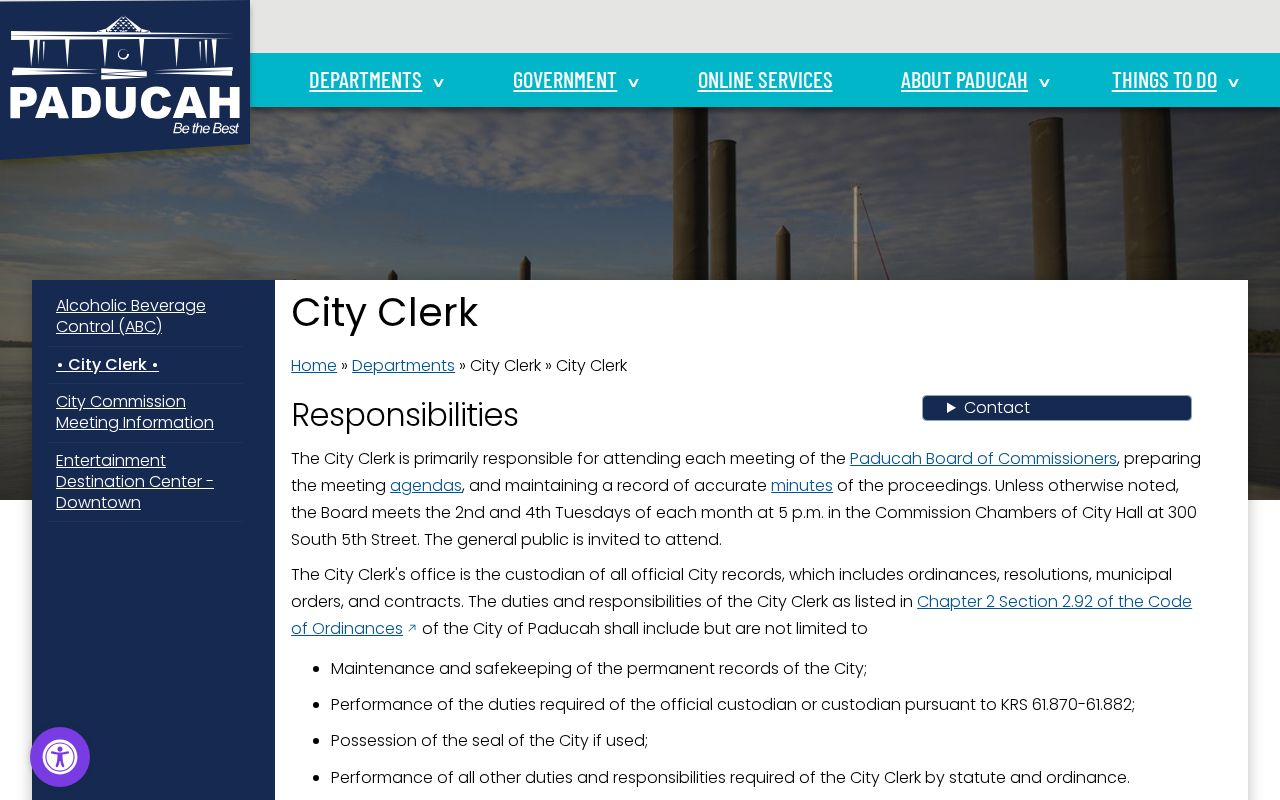 Paducah city directory follow-up through municipal records